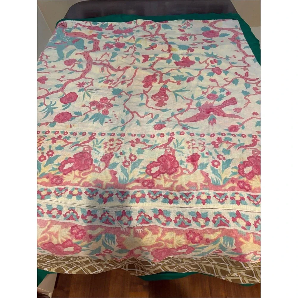 Hand Crafted Multicolor Patchwork Quilt - Floral,Mickey mouse & Plaid Squares